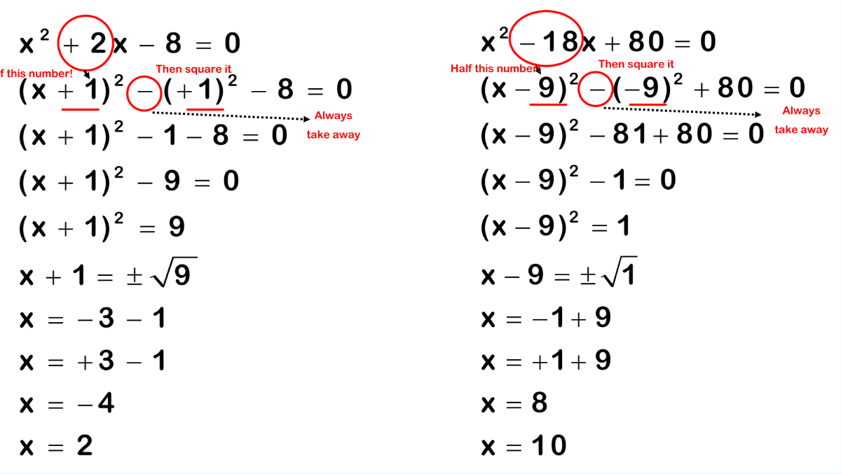 Completing The Square Worksheets - New & Engaging  Cazoomy For Completing The Square Worksheet